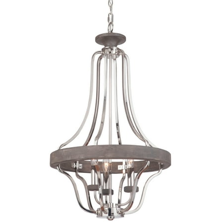 

Craftmade 36543 Ashwood 3 Light 20 Wide Chandelier - Grey