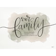 thumbnail image 3 of Imperfect Dust 24x19 Black Modern Framed Museum Art Print Titled - Our Family, 3 of 5