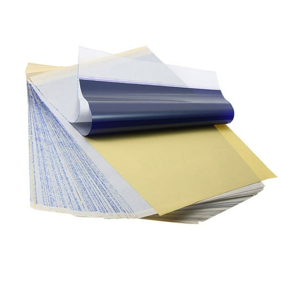 Beauty Clearance Under $15 100 Pcs Stencil Transfer Copier Paper Sheets A4 Carbon Thermal Tracing Yellow