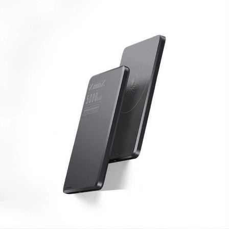 Magnetic Portable Charger, Ultra Slim Power Bank, 5000mAh Wireless with Type-C 20W PD Fast Charging, Travel Essential Battery Pack for iPhone 17/16/15/14 all Series IPhone, Samsung, Android, And More