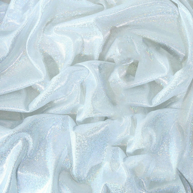 Shiny off White Organza Fabric, Organza Fabric With Shine for