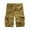 Khaki, variant on cllios Mens Cargo Shorts, Men's Casual Pure Color Outdoors Pocket Beach Work Trouser Cargo Shorts Pant