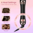 thumbnail image 3 of Berlaney Automatic Rotating Curling Iron, 1.25" Self Hair Curler Wand, Beach Waves Curler, Dual Voltage Fast Heat Ceramic Barrel for All Hair Types, Black, 3 of 9