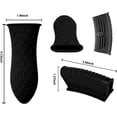 thumbnail image 2 of Silicone Hot Handle Holder Cover Set Assist Pan Handle Sleeve Potholders Cast Iron Skillets Handles, 2 of 4