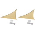 thumbnail image 1 of 1x1x1 Meter Window Shade Sail Triangular Extra Large Shade Sail, 1 of 5