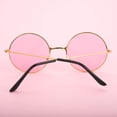 thumbnail image 3 of Lot de 3 Lunettes de Soleil Hippy Specs Lunettes de Soleil Rondes avec Montures en Métal Style Rétro Hippie Années 60 70 Lunettes Circulaires Accessoires de Costume, 3 of 5