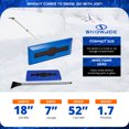 thumbnail image 3 of Snow Joe 4 Pack Windshield Ice Scraper, Car Window Snow Removal Broom for Winter, 3 of 10