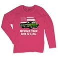 thumbnail image 5 of American Venom Muscle Car Women's Long Sleeve T-shirt RT Street Racing V8 V12 Perfomance Power Ride Speed Lovers Horsepower, 5 of 7