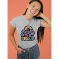 thumbnail image 2 of The Future Is Proud T-Shirt Women -Smartprints Designs, Female Medium, 2 of 4