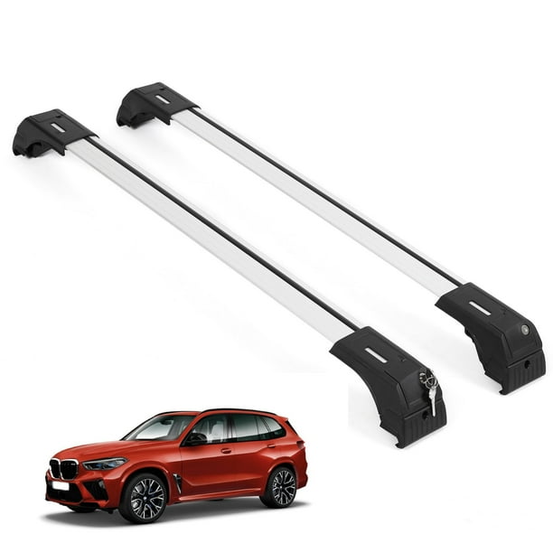 ERKUL Roof Rack Cross Bars for BMW X5 20142018 Aluminum Lockable