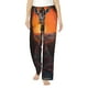 thumbnail image 1 of Balery Tree Hollow Meditating Giraffe Pantalones de pijama para mujer, pijamas ultraligeros, pantalones de estar por casa-Large, 1 of 6