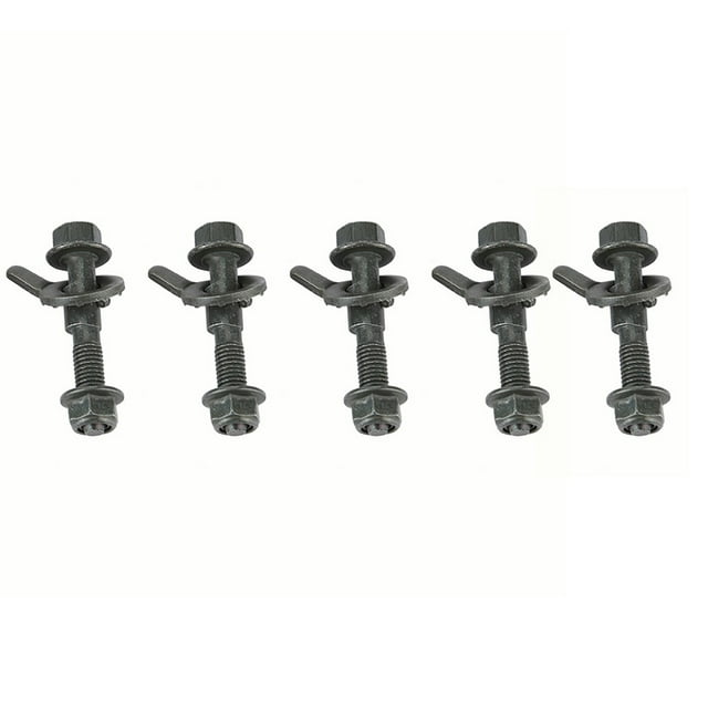 Cam Kit, 5 Pcs 12mm Vehicles Steel Four Wheel Alignment Adjustable Camber Kit Army Green