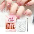 thumbnail image 1 of 100 esponjas para uñas suaves, blancas y delicadas, sin que se caigan, herramientas para manicura con degradado, ideales para salón de uñas., 1 of 9