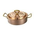thumbnail image 5 of Baoblaze Hammered Hot Pot Large Capacity Thickened Stockpot for Home Catering Camping 26cm, 5 of 8