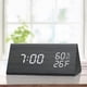 thumbnail image 4 of Digital Wooden Alarm Clock,with 3 Alarm Settings,electronic Led Time, 4 of 5