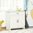 thumbnail image 2 of HOMCOM 32" Modern Farm Style Sideboard Storage Buffet Server Cabinet Organizer, 2 of 8