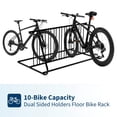 thumbnail image 3 of QinaQin Floor-Standing Bicycle Racks, Freestanding Bicycle Racks, Upright Bicycle Racks, Heavy-Duty Bicycle Racks Suitable for Garages, Streets, and Backyards, 3 of 7
