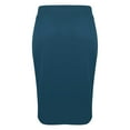 thumbnail image 4 of Tauxra Mini Skirt for Women High Elastic Waist Solid Color Casual Summer Skirt with Pencil Skirt Style for Daily Wear and Going Out, 4 of 5