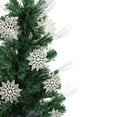 thumbnail image 2 of 3' Pre-Lit Fiber Optic Artificial Christmas Tree with White Snowflakes - Multi-Color Lights, 2 of 6