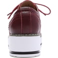thumbnail image 5 of Women's Platform Lace-Up Wingtips Square Toe Oxfords Shoe, 5 of 7