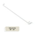 thumbnail image 3 of Achim Fantasia White Single Curtain Rod, 48-86", 2.5" Projection, 3 of 5