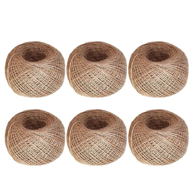6 piezas cuerda de yute artesanal