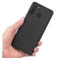 thumbnail image 5 of Case with Clip for Galaxy A21, Nakedcellphone [Black Tread] Kickstand Cover with [Rotating/Ratchet] Belt Hip Holster Holder Combo for Samsung Galaxy A21, 5 of 10