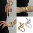 thumbnail image 2 of AOOOWER Gothic Snake Shaped Open Bracelet for Men and Women Punk Style Jewelry Gift, 2 of 12