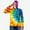 A37 Yellow, variant on Men's UV Sun Protection Hoodie Quick-Dry Long Sleeve Performance Tee Face Mask Integrated Tie Dye Print Rash Guard Fishing Athletic Outfits