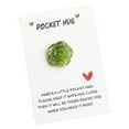 thumbnail image 2 of FeiFu Gradient Glitter Rose Card Pocket-sized Cuddle Greeting Holographic Love Note with Magnetic Closure for Valentine's Mother's Day Tear-proof Paper Gift Green, 2 of 5