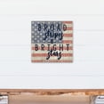 thumbnail image 4 of Creative Products Broad Stripes Bright Stars 16x16 Canvas Wall Art, 4 of 5