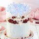 thumbnail image 4 of 20/50 piezas de adornos para tartas con forma de copo de nieve, adornos para cupcakes, para Navidad, baby shower, bodas, fiestas, accesorios de decoración para tartas con purpurina, 4 of 5