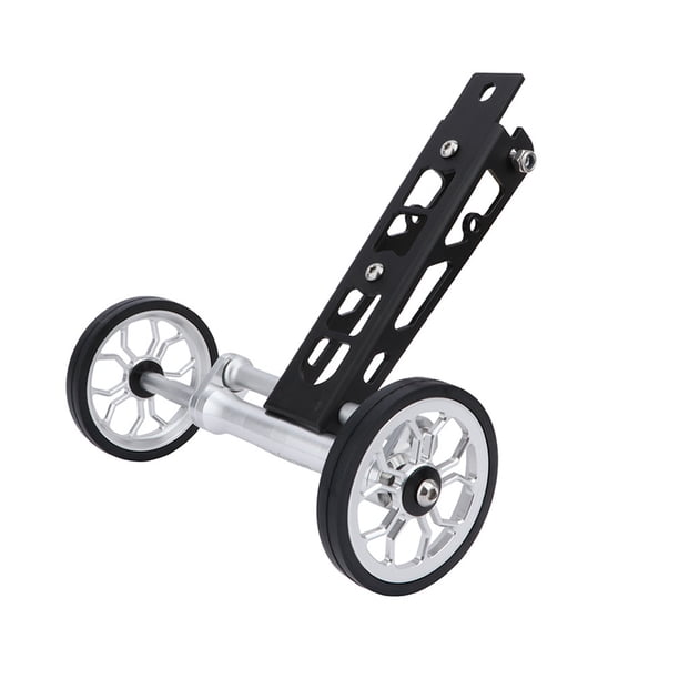 Soidarity Bicicleta Easywheel Firmeza Empuje Neumáticos Botella Hervidor Multifuncional Plegable Easywheels Aleación de aluminio CNC Ciclismo Accesorios Ciclismo Plata Soidarity OD024315-03