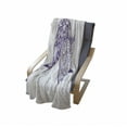 thumbnail image 4 of Angel Wings Soft Flannel Fleece Throw Blanket, Boho Ornamental Heart with Wings Love Feathers Romance Theme, Cozy Plush for Indoor and Outdoor Use, 60" x 80", Dark Purple Pale Mauve, by Ambesonne, 4 of 6
