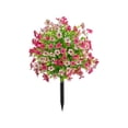 thumbnail image 1 of B Artificial Violet Ground Plug For Patio Garden Spring Summer Home Decor 22.05 Inch Plastic, 1 of 7