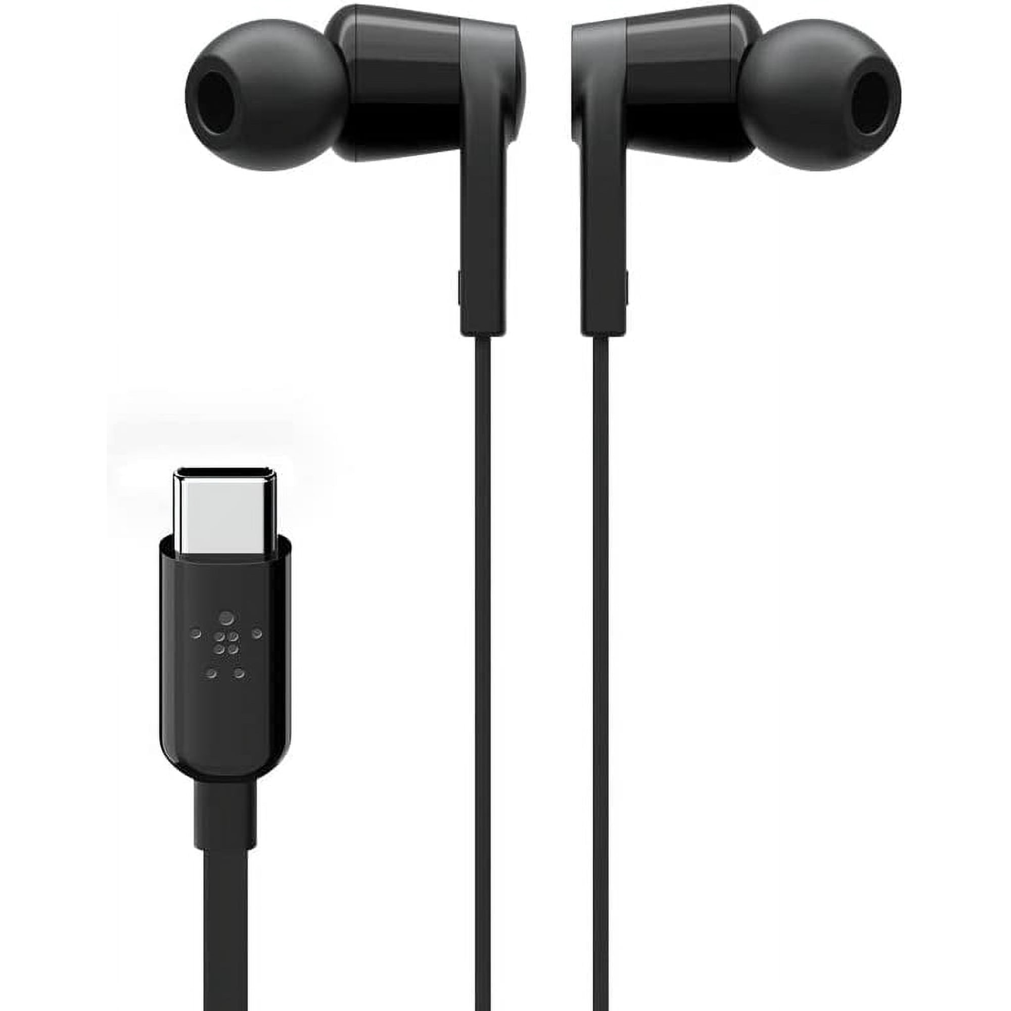 Belkin Wired Earbuds with USB-C Connector, Built-in Mic