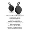 thumbnail image 4 of Magnetic Speaker IPX6 Waterproof Wireless Speaker Portable Mini Size Bluetooth HiFi Speakers Sound Box, 4 of 5