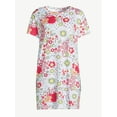 thumbnail image 5 of Joyspun Women's Print Sleepshirt with Pockets, Sizes S/M to 2X/3X, 5 of 5