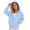Sky Blue, variant on Girls Solid Zip Up Hoodie Jacket Raglan Long Sleeve Hooded Sweatshirt Coat Casual Soft Outerwear for Kids Back to School Autumn Winter Outdoor Daily Wear(Brown,6-7 Years)