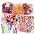 thumbnail image 2 of Juego de corbatas para el cabello con pinza para el cabello, 780 piezas, lazos para el cabello, juego de horquillas para el cabello, lazos para el cabello, características líderes en su clase, 2 of 7