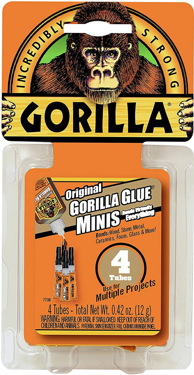 Gorilla Glue 5000503 Original Gorilla Glue Minis 3 g (Pack of 4)