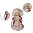 thumbnail image 2 of Muñecas en miniatura de casa de muñecas 30cm Vintage Porcelana Chica Muñecas Personas Figuras Con Ropa Vintage Rojo Magideal Muñecas en miniatura de casa de muñecas, 2 of 5