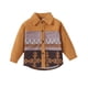 thumbnail image 1 of Gibobby Chamarra de invierno para bebé niñoChaqueta de manga larga con bolsillo de cárdigan de empalme de pana de invierno nuevo privado(De bronce, 12-18 Meses), 1 of 5