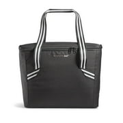 Rachael Ray Field Tote Insulated Grocery Bag, Portable Travel Cooler, Hot or Cold Carrier, Black