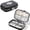 Black, variant on 7 Day Pill Organizer, Large Capacity Supplement & Vitamin Case, Triple-Seal Moisture-Proof Travel Medicine Box, Portable Multi-Purpose Travel Jewelry Organizer, Safe Food-Grade Non-Toxic Storage Case