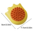 thumbnail image 2 of Cepillo de baño limpio para mascotas, suministros de limpieza para mascotas, cepillo para masaje de baño, peine de masaje, cepillo de baño para perros y gatos, 2 of 4