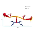 thumbnail image 3 of Gym Dandy by Marcy 360 Degree Spinning Children's Metal Outdoor Teeter Totter TT-360, 3 of 7