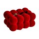 thumbnail image 4 of Soporte para caja de pañuelos, soporte para papel higiénico para baño, organizador de servilletas, estante para papel higiénico, cubierta de caja de Rojo BLESIY Cubierta de tejido, 4 of 8