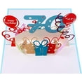 thumbnail image 4 of iGifts and Cards Happy 70th Birthday with Lots of Presents 3D Pop up Greeting Card - 70th Birthday, 4 of 5