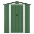 thumbnail image 4 of vidaXL Storage Shed Outdoor Storage Shed for Backyard Patio Galvanized Steel, 4 of 7